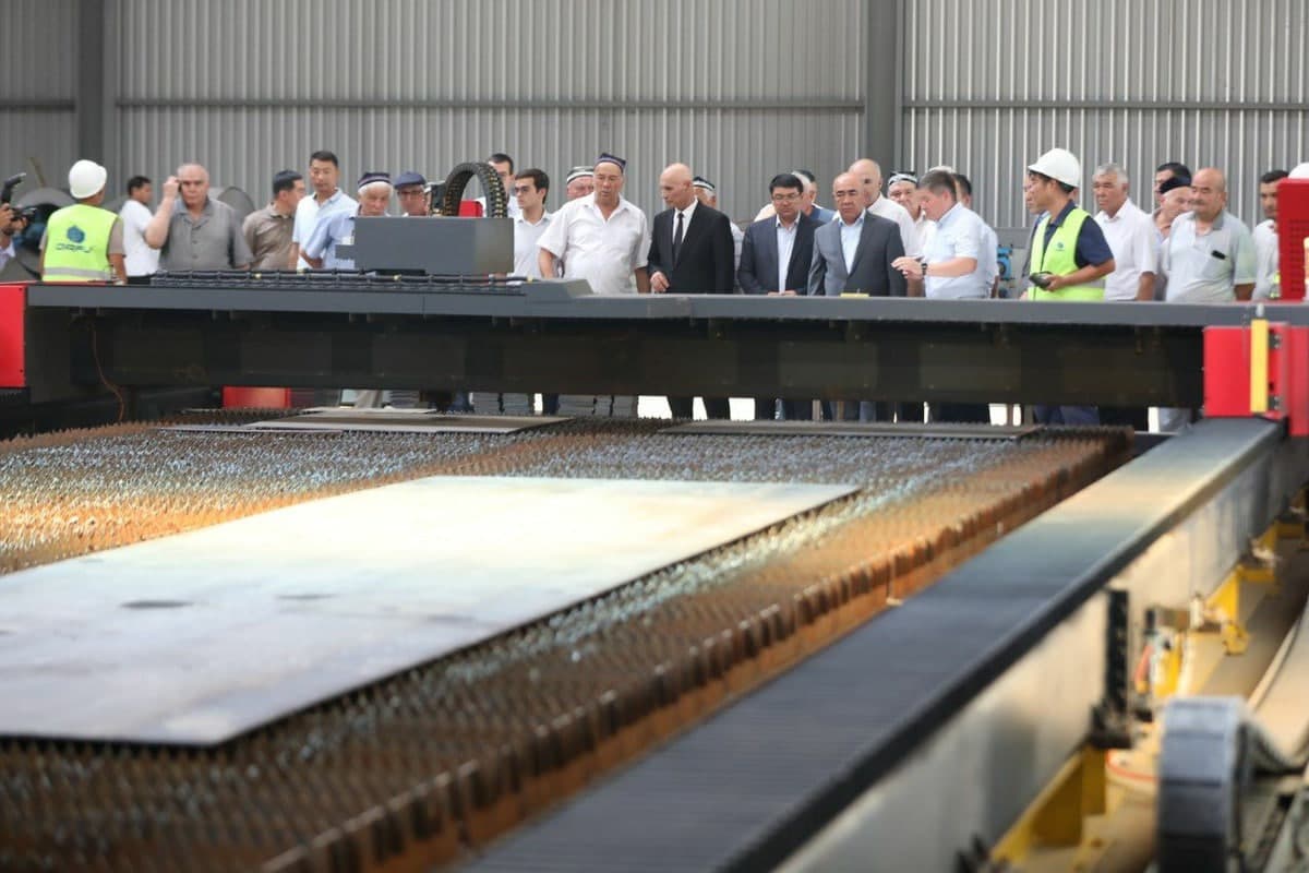 Chinese Da Fu launches metal structures plant near Yangiyul, aiming to boost production to 900 tons annually