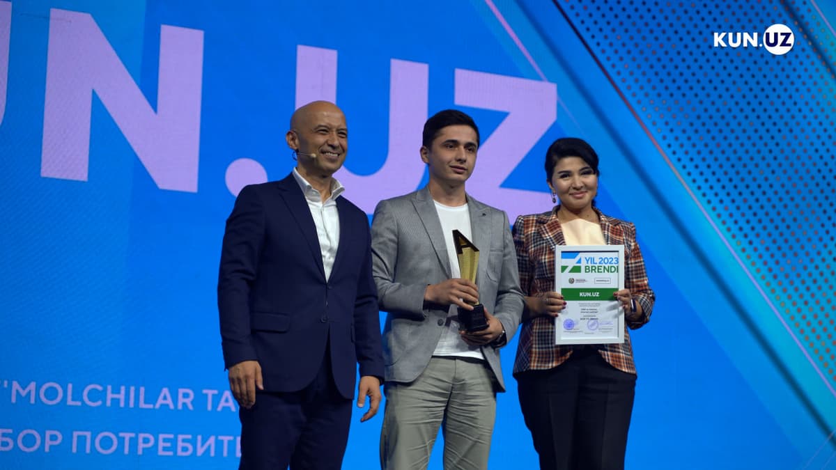 Kun.uz recognized as best brand of 2023