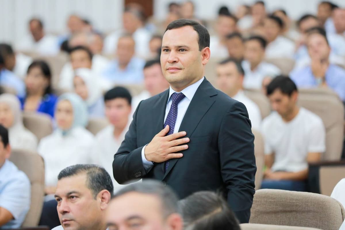 Sardor Ergashev Toshkent tumani hokimi etib tayinlandi