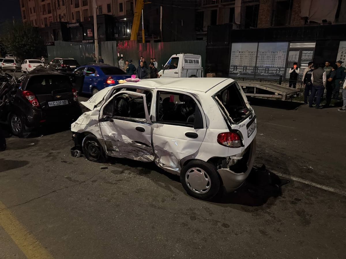 Toshkentda "Spark" va "Matiz" to‘qnashishi oqibatida bir kishi halok bo‘ldi