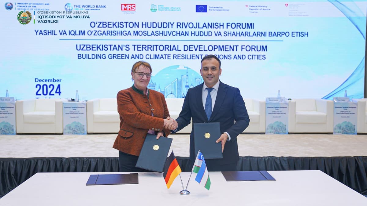 Germaniya xalqaro hamkorlik jamiyati O‘zbekistonga grant ajratadi