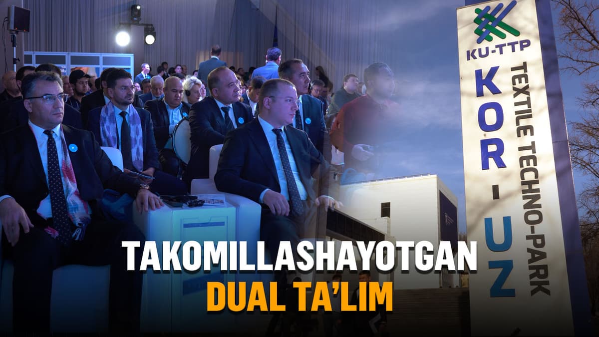 Toshkent to‘qimachilik va yengil sanoat institutida dual ta’limni rivojlantirishga bag‘ishlangan xalqaro anjuman bo‘lib o‘tdi