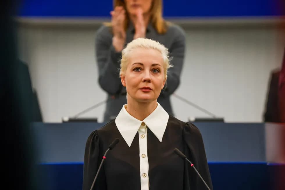 Yuliya Navalnaya Yevroparlamentda chiqish qildi