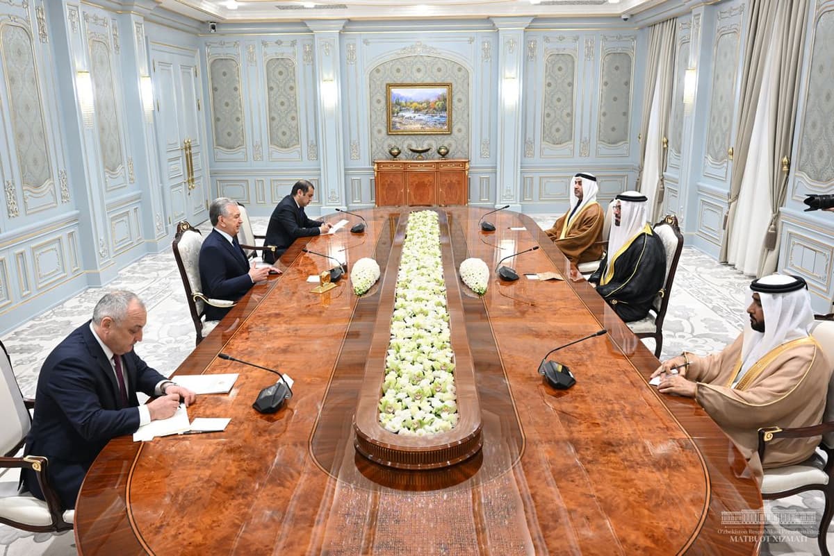 Shavkat Mirziyoyev hosts UAE Minister of Cabinet Affairs