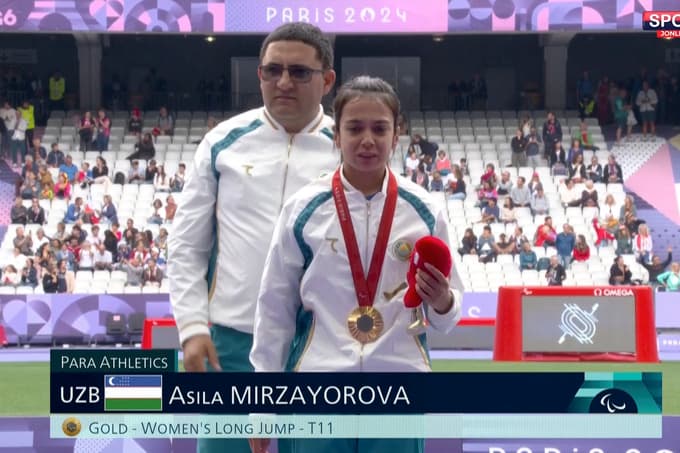 Paralimpiya o‘yinlari. Asila Mirzayorova oltin medalni qo‘lga kiritdi