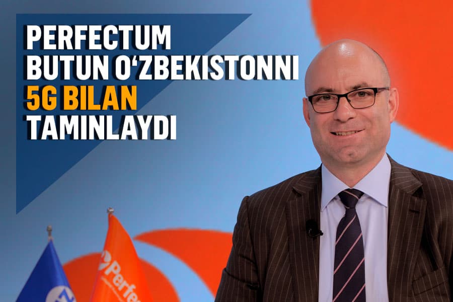 Perfectum kompaniyasi rahbari Dmitriy Shukov: “Respublikani 5G yangi avlod kommunikatsiyalari bilan ta’minlaymiz”