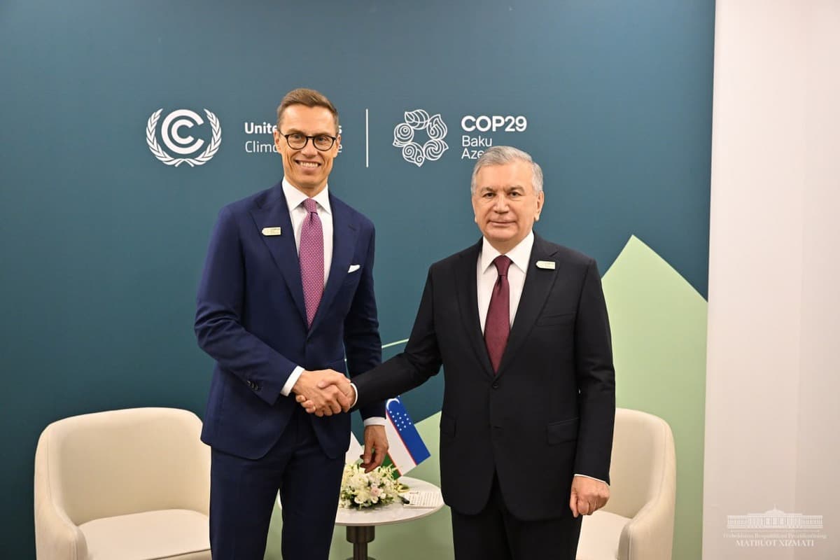 Uzbekistan and Finland to boost cooperation in environmental and industrial sectors