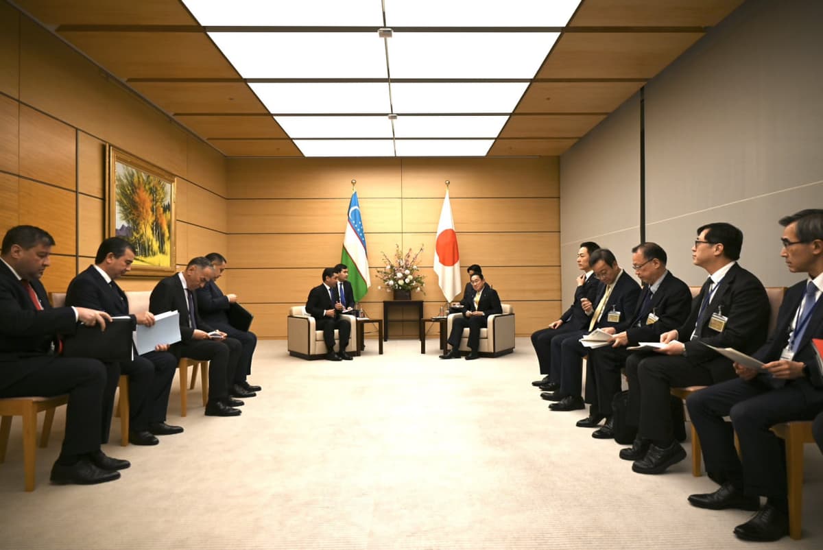 Japan’s PM Fumio Kishida hosts FM of Uzbekistan Bakhtiyor Saidov