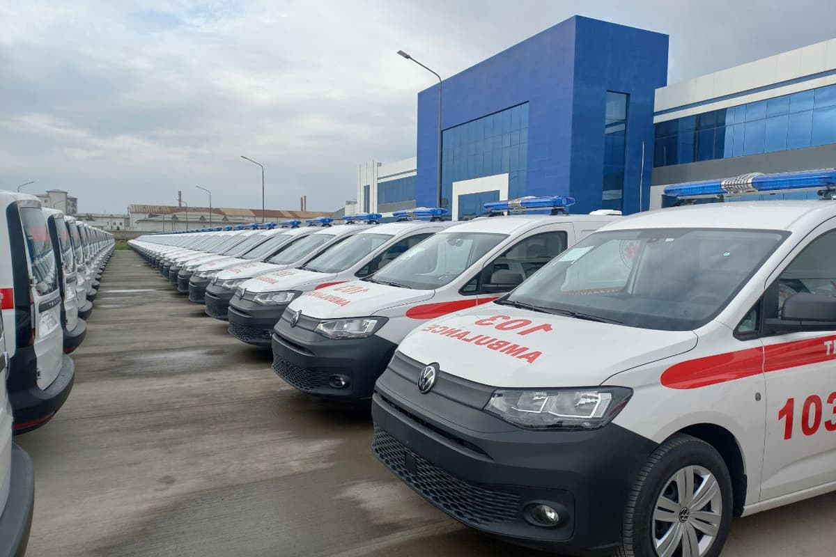 Health Ministry receives another 100 Volkswagen Caddy cars
