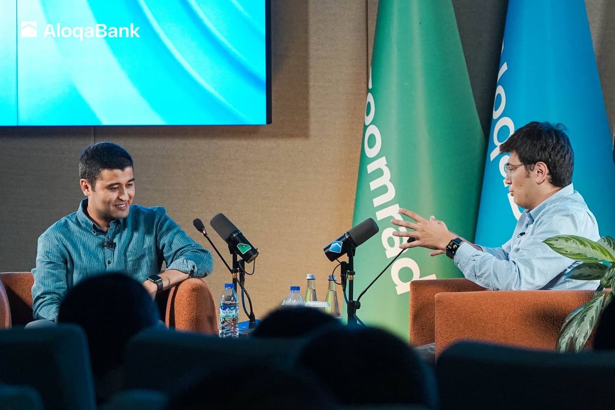 Toshkentda Aloqabank hamkorligida “Uzbekonomics” podkastining navbatdagi soni suratga olindi
