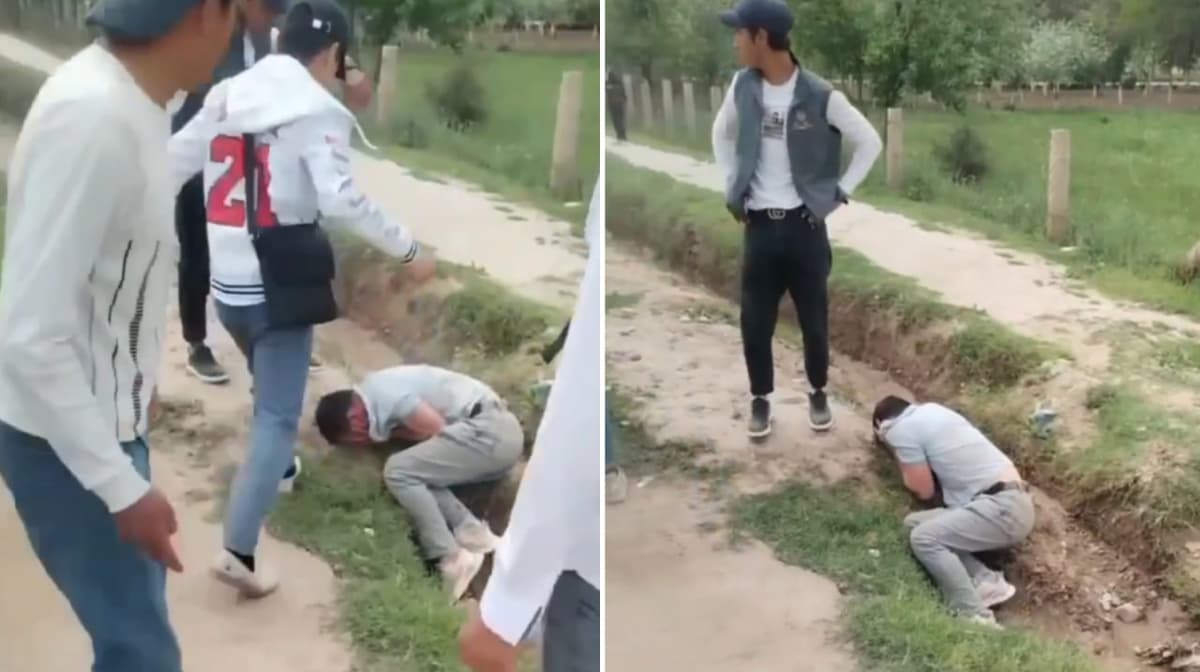 Schoolchildren beat 23-year-old guy up for no reason in Surkhandarya