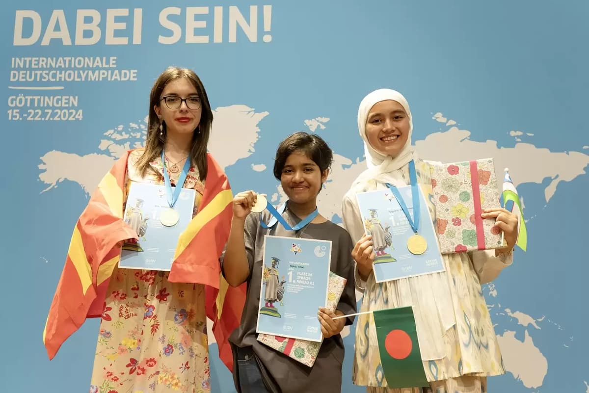Central Asian University nemis tili bo‘yicha jahon olimpiadasi sovrindori Rayyona Ibrohimova uchun 100 foiz grant ta’sis etdi