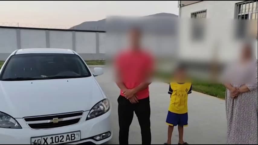 В Фергане водитель успел увернуться и избежал наезда на ребенка