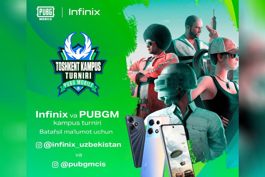 PUBG Mobile ва INFINIX Тошкентда иккинчи “Талабалар кампус турнири” талабалар турнирини ўтказди