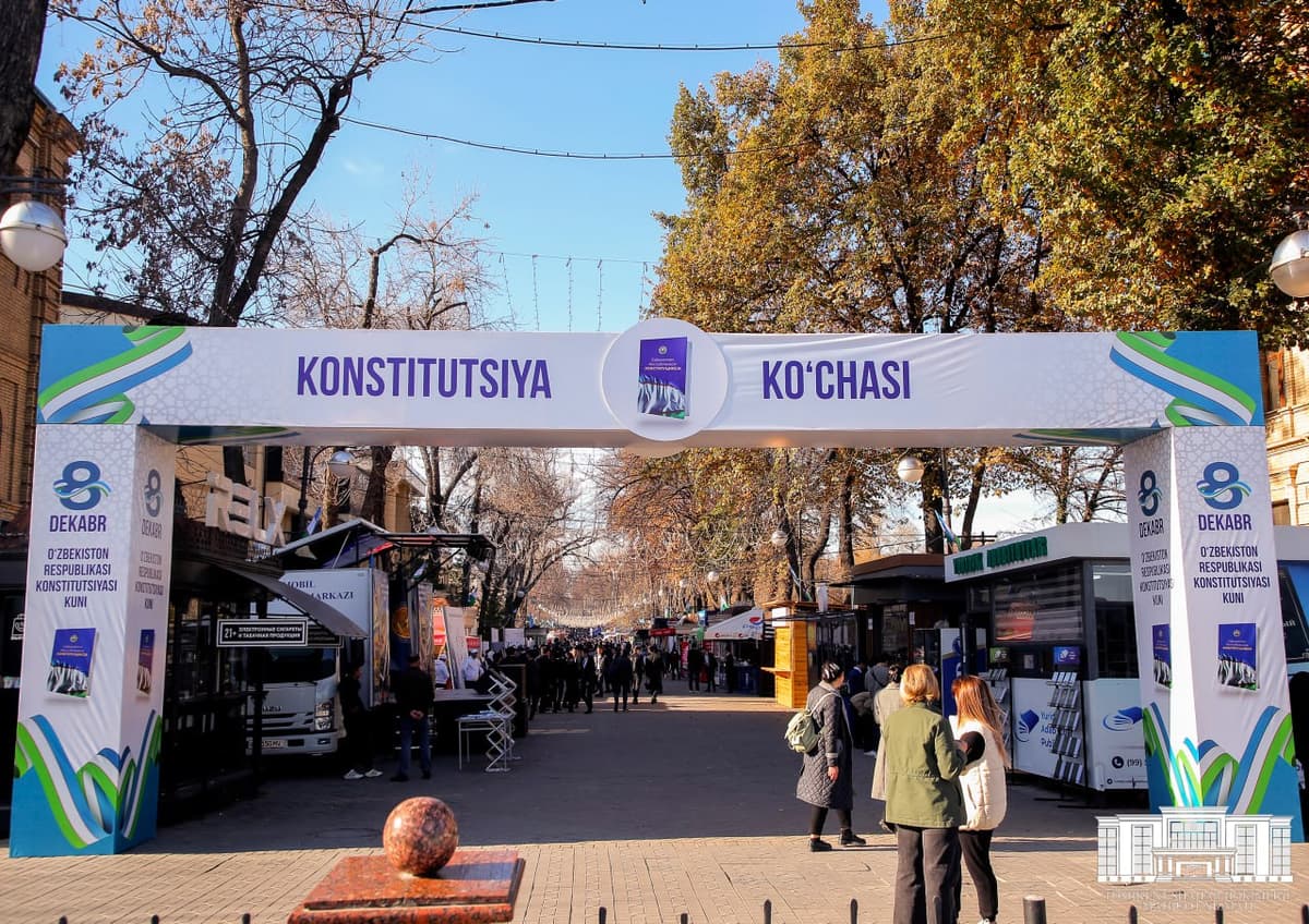 Toshkentda sobiq «Brodvey» - Sayilgoh ko‘chasiga vaqtincha Konstitutsiya ko‘chasi nomi berildi