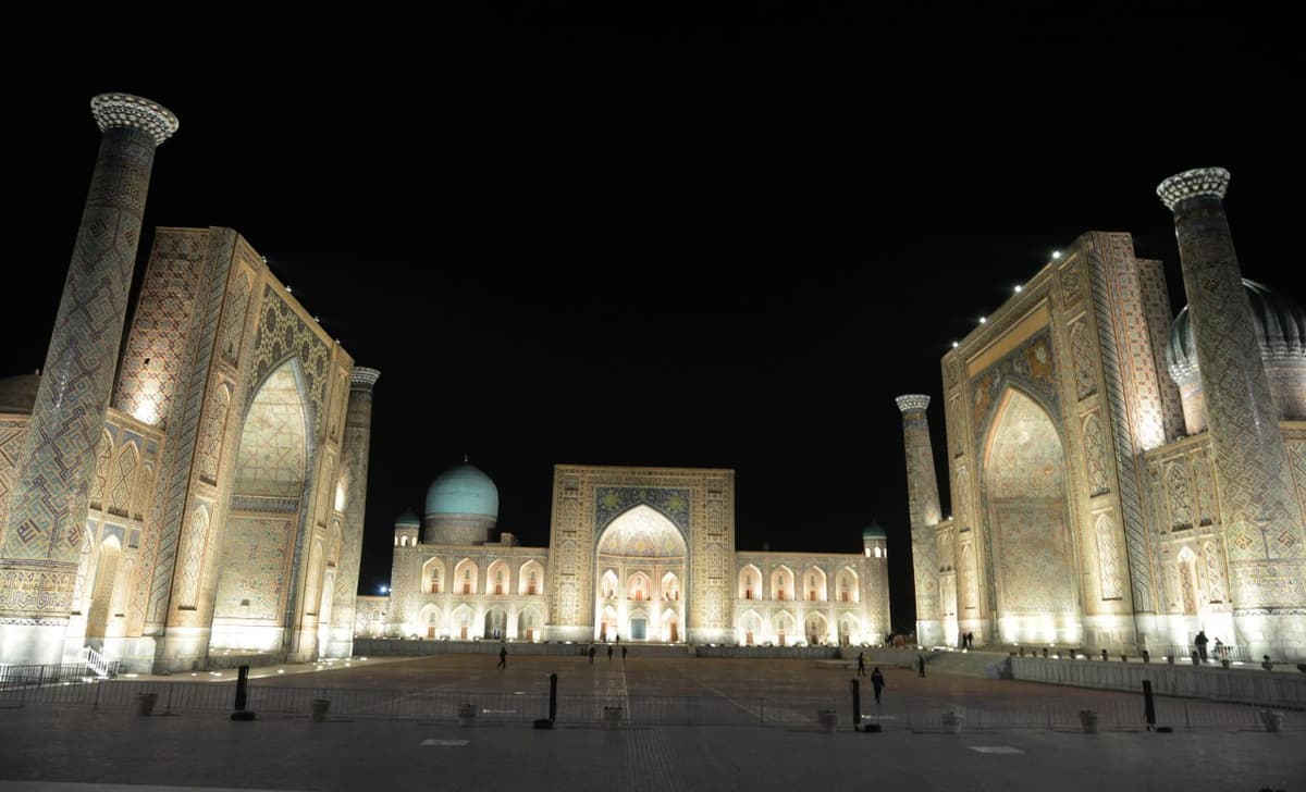 Registan in Samarkand temporarily closed for Futsal World Cup draw