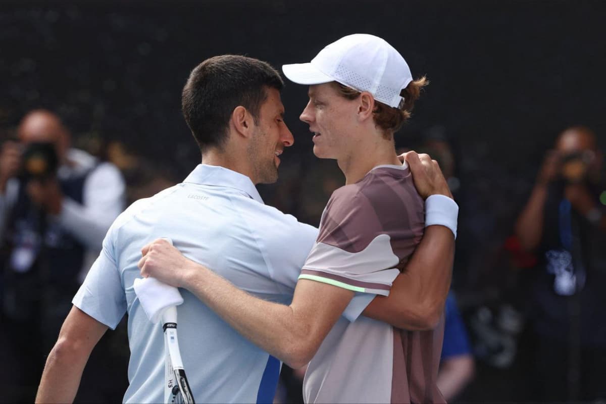 Australian Open'да сенсация. Синнер Жоковичнинг Мелбурндаги 2195 кунлик мағлубиятсиз сериясига чек қўйди