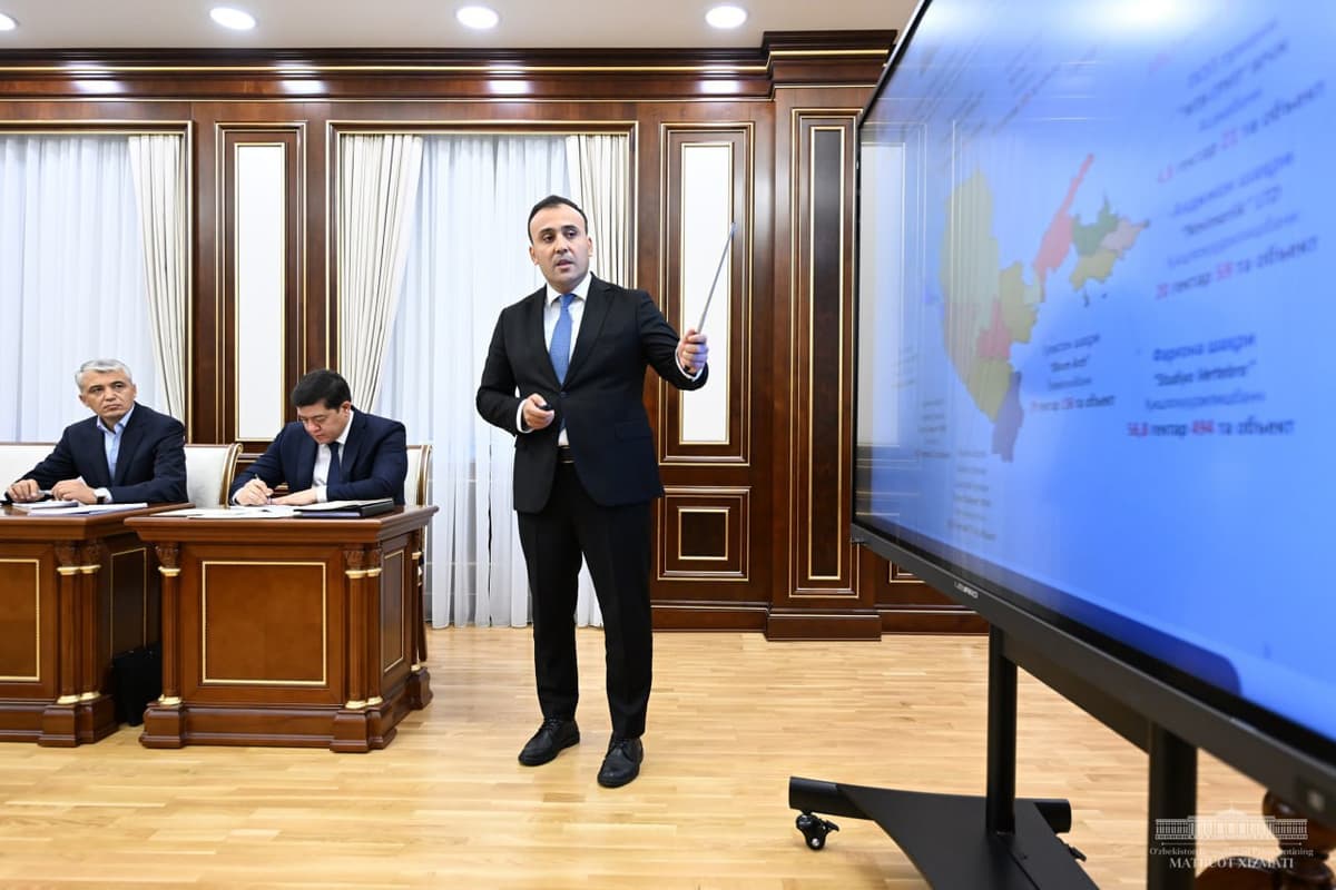 Туман ва шаҳарларнинг мастер режалари юзасидан ахборот берилди