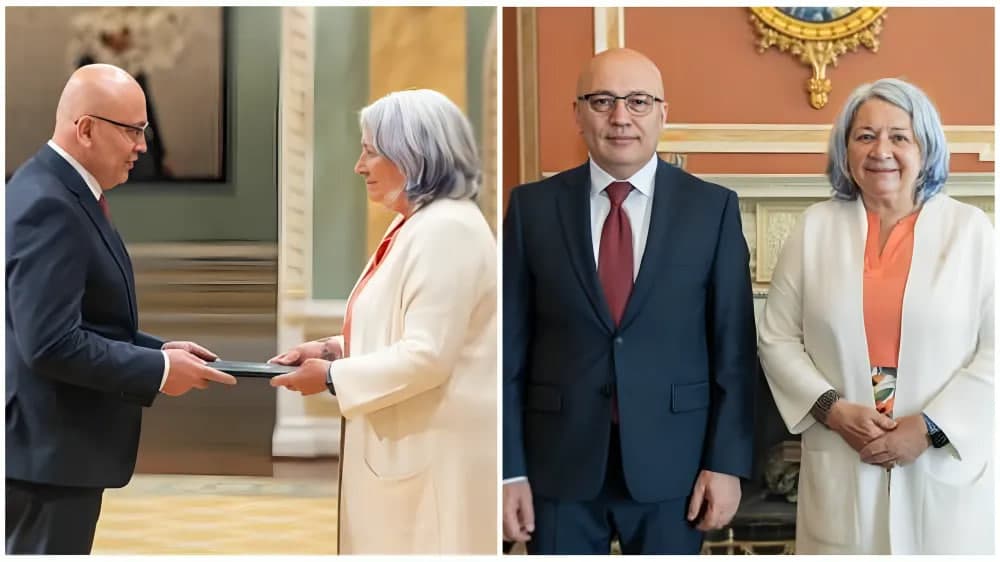 O‘zbekiston elchisi Kanada general-gubernatoriga ishonch yorliqlarini topshirdi