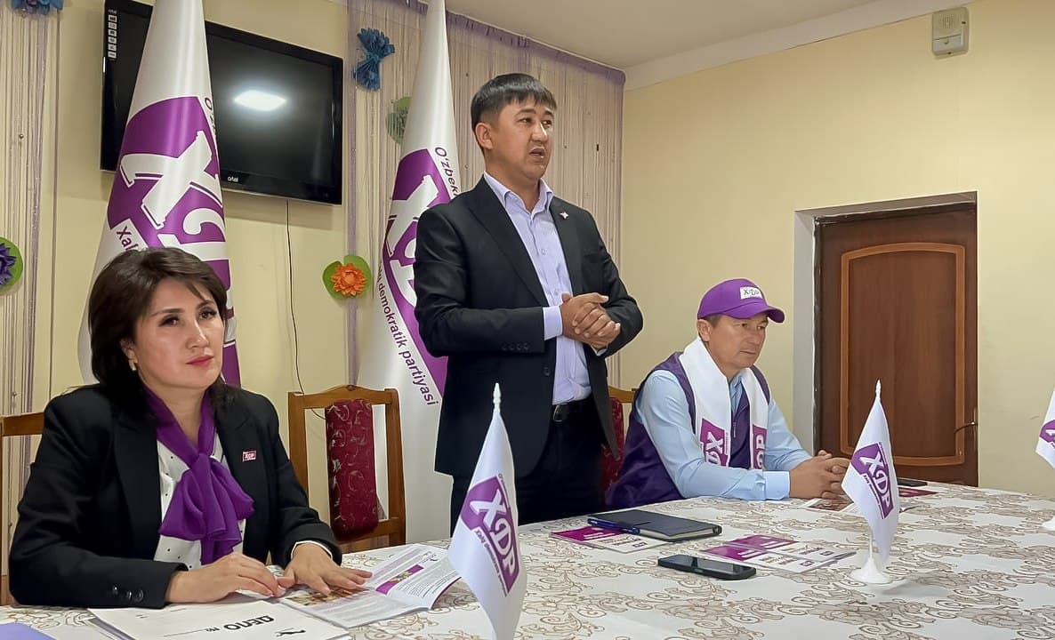 XDP g‘oyalari uyma-uy targ‘ib qilinmoqda
