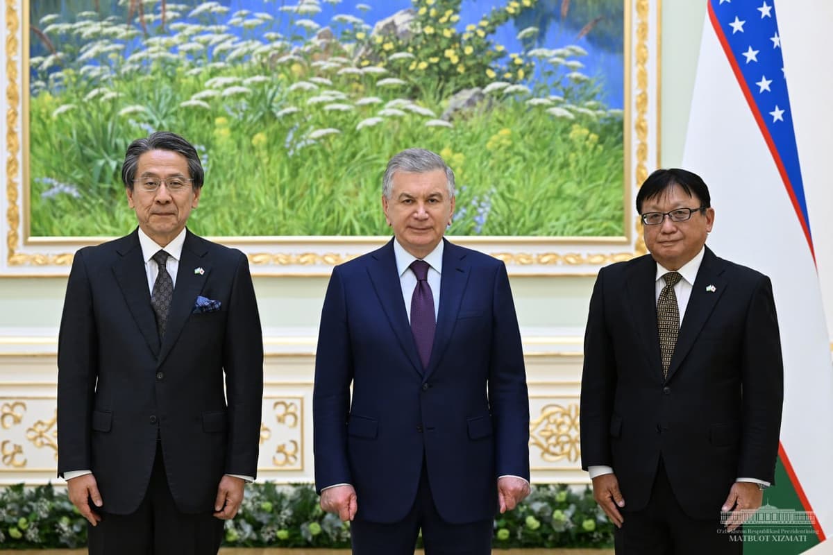 Shavkat Mirziyoyev receives JBIC Chairman
