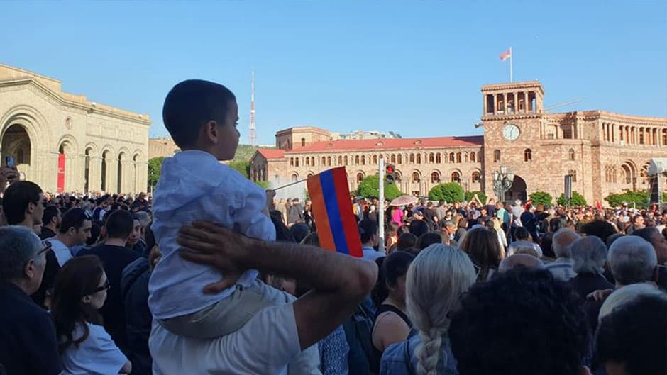 Yerevandagi bo‘ysunmaslik namoyishida 150 dan ortiq kishi qo‘lga olindi