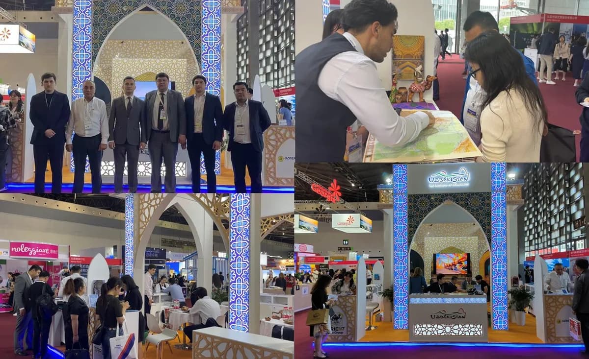 Uzbekistan’s tourism potential presented at an international exhibition in Shanghai