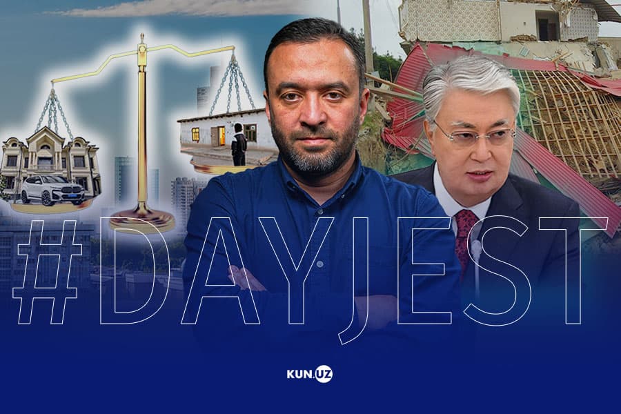 Ortayotgan tengsizlik, xandaqqa qulagan uy va To‘qayevning bayonoti - hafta dayjesti