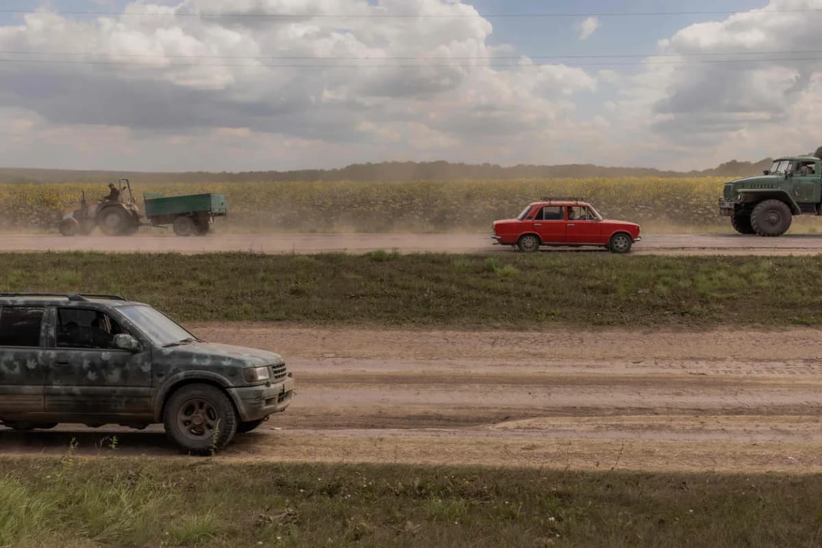 Ukraina va Rossiya chegarasida janglar davom etmoqda. Urush suratlari