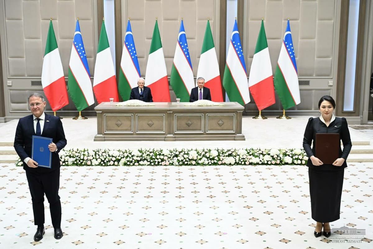 Uzbekistan and Italy sign several agreements on cooperation