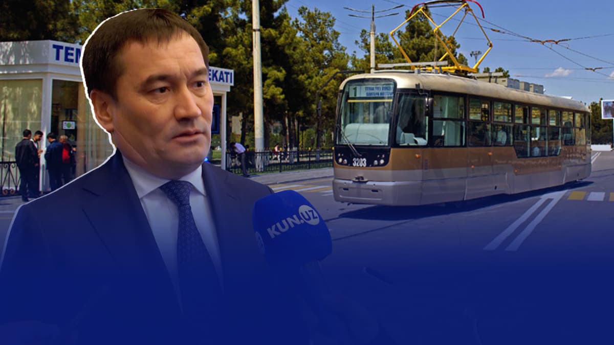 Tirbandlik, tramvay loyihasi, haydovchilarga jazo va temiryo‘llarda sifat – transport vaziri bilan intervyu