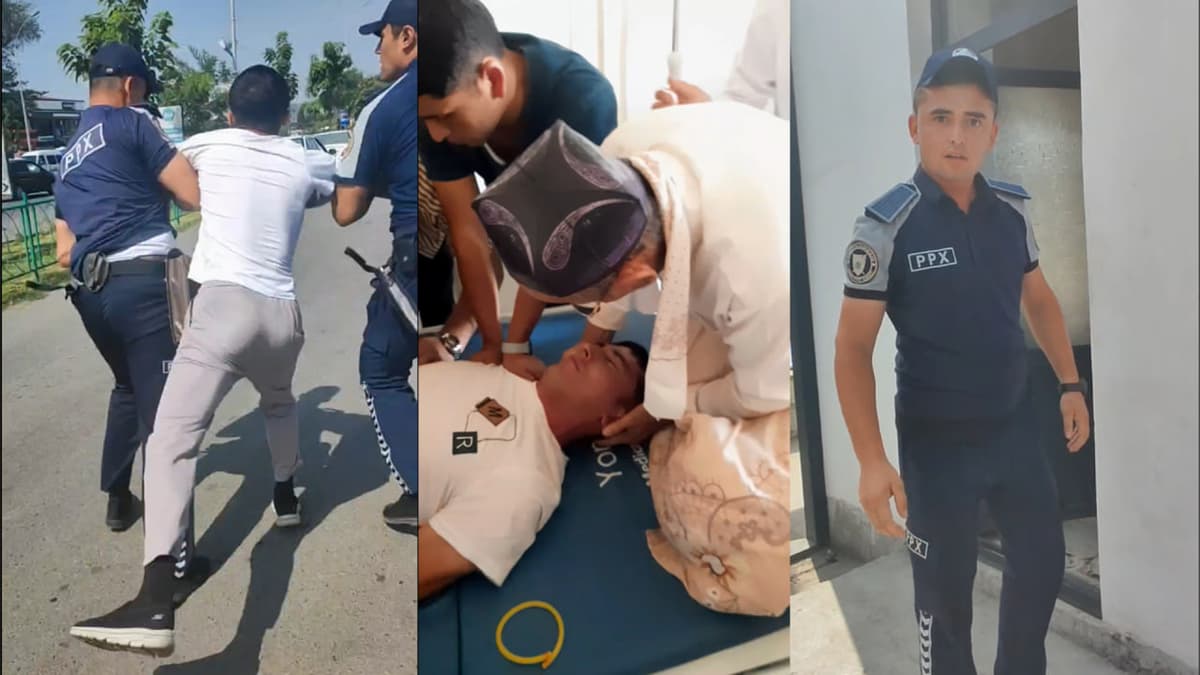 Police use stun gun on a driver in Fergana; man hospitalized in intensive care