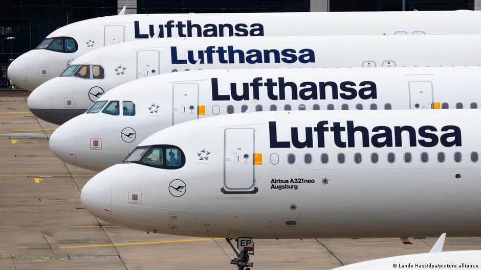 Lufthansa Яқин Шарққа парвозларни тўхтатяпти
