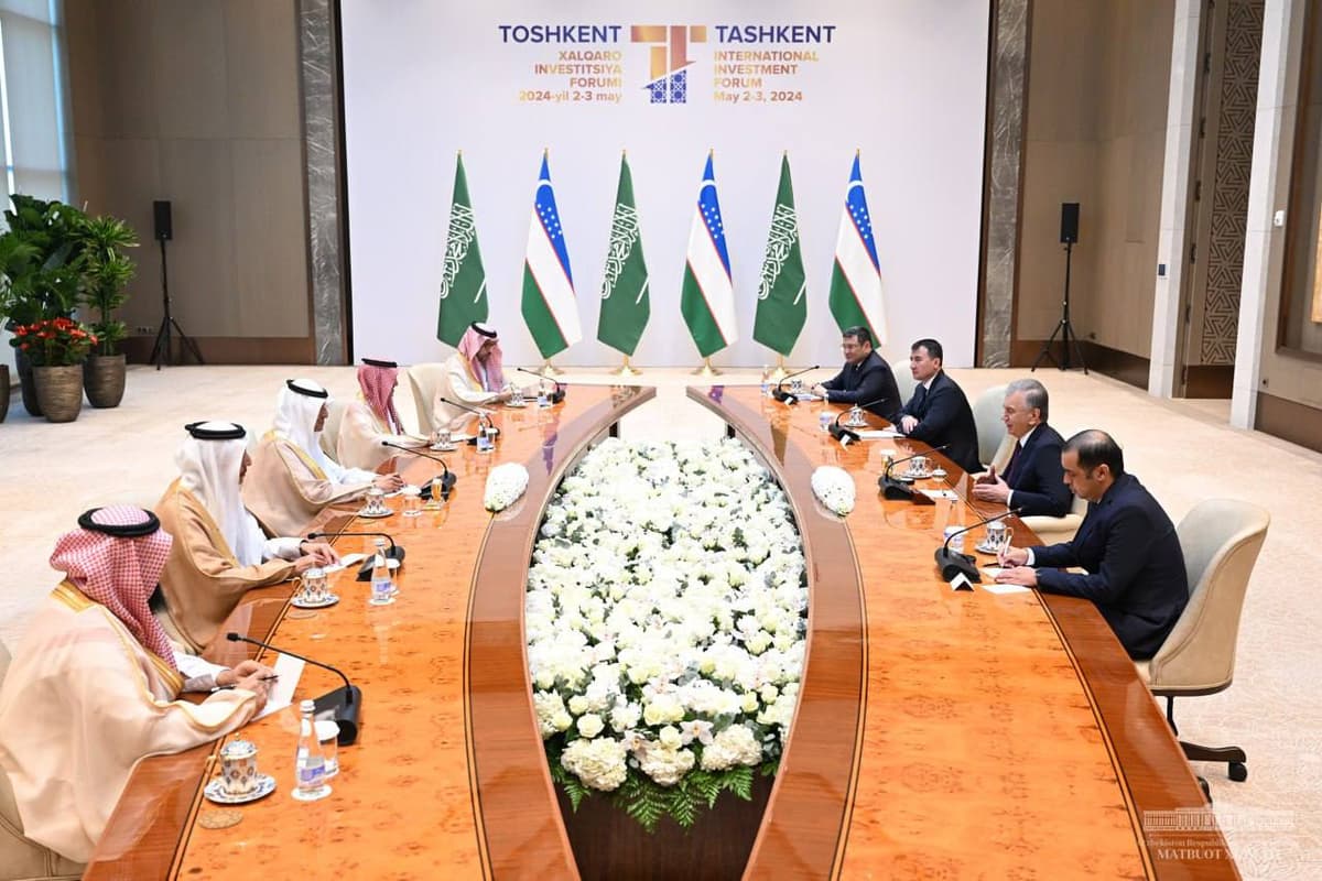 Uzbekistan and Saudi Arabia to boost economic ties with $18 billion in projects