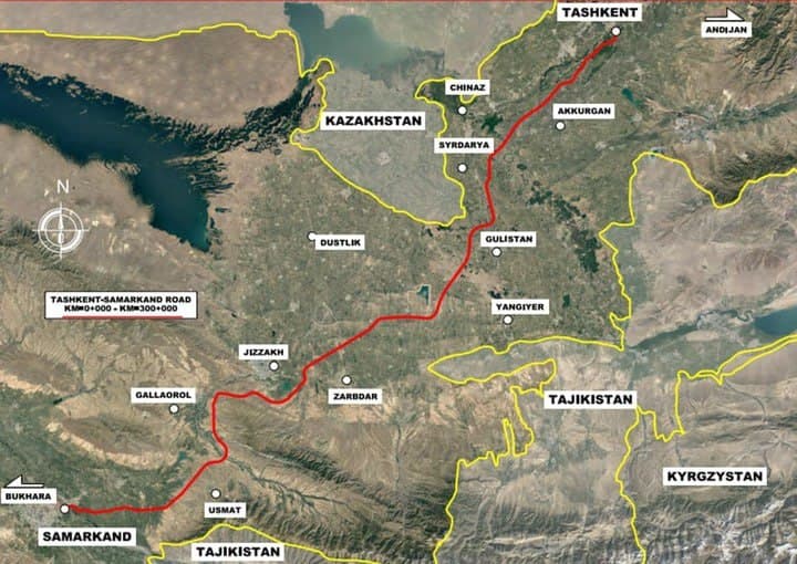 Toshkent–Samarqand pulli avtomagistrali loyihasi ishlab chiqildi