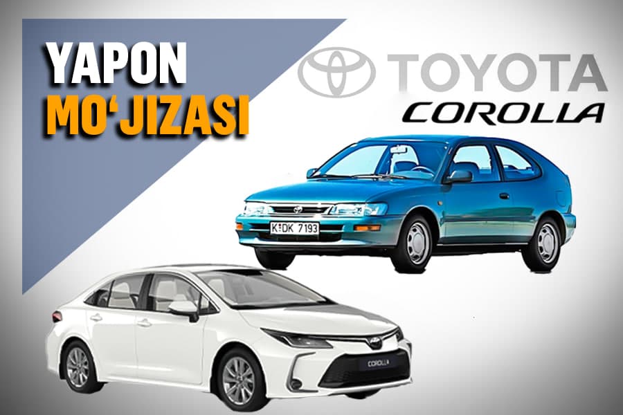 Dunyoda eng ko‘p sotilgan avtomobil – 57 yilda ham eskirmayotgan Toyota Corolla tarixi