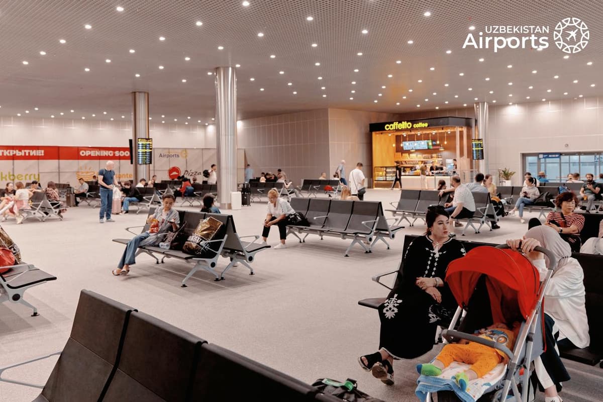 Tashkent Airport expands waiting area for departing passengers