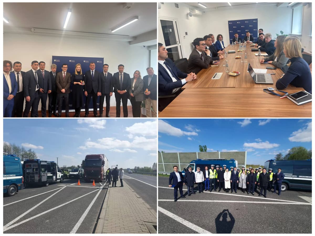 Uzbekistan specialists studying Polish experience in field of cargo transportation control