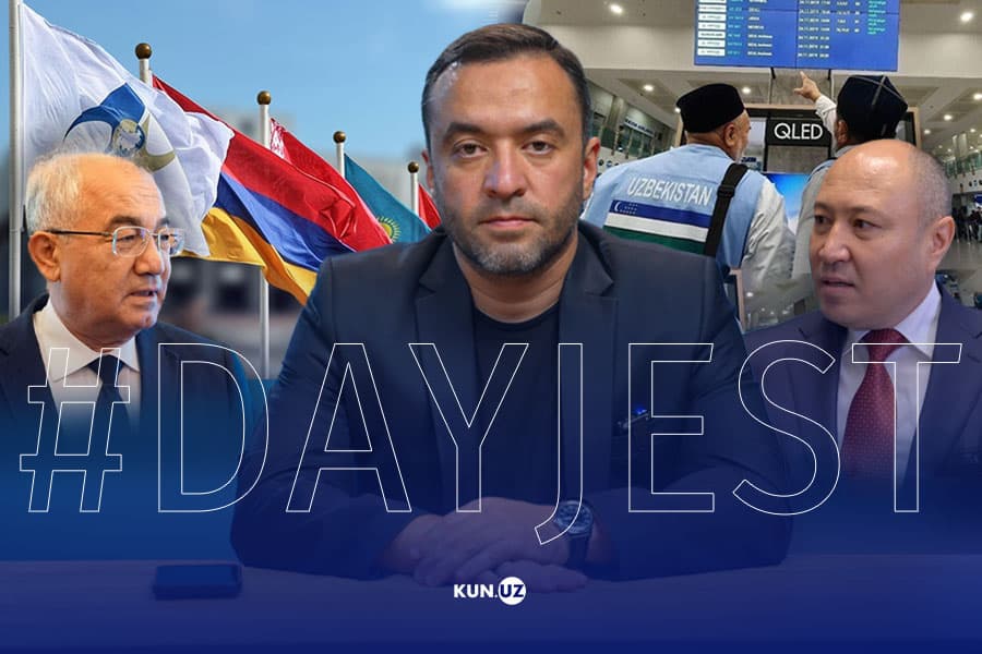 Million dollarlik litsenziya, YeOIIga rad javobi va 2x YaIM prognozi - hafta dayjesti