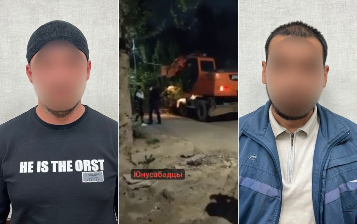 Yunusobodda niqob taqqan holda daraxt kesgan shaxslar 5 sutkaga qamaldi