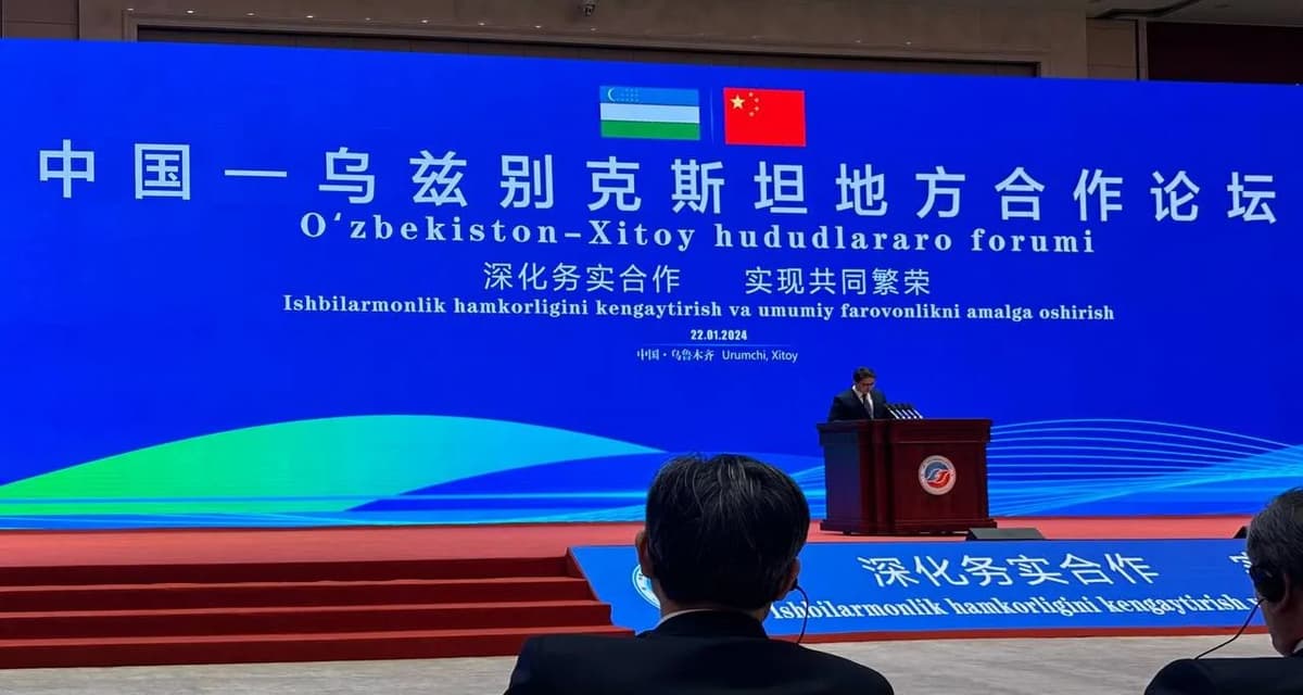 Urumqi hosts the first Uzbek-Chinese interregional forum