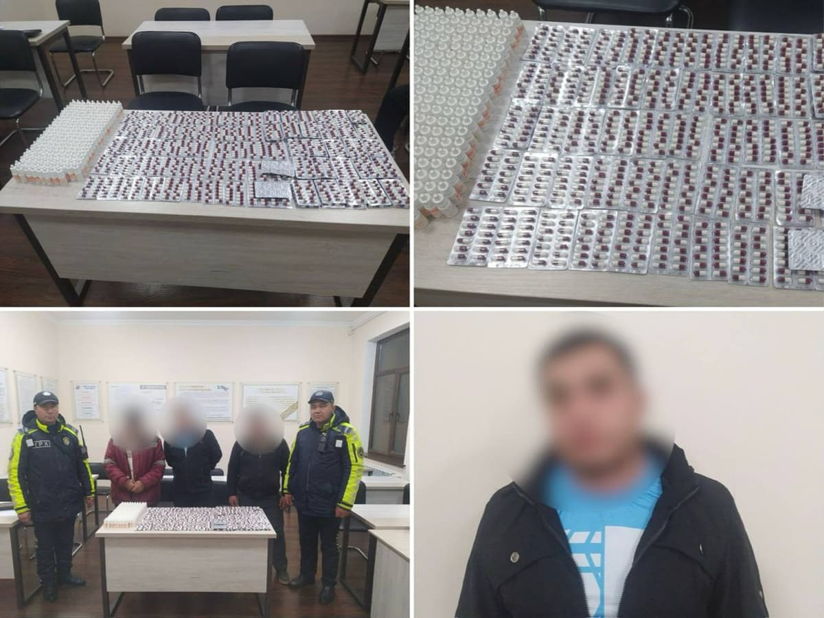 Қамчиқ довонида тўхтатилган машинадан кўп миқдорда психотроп дори воситалари топилди