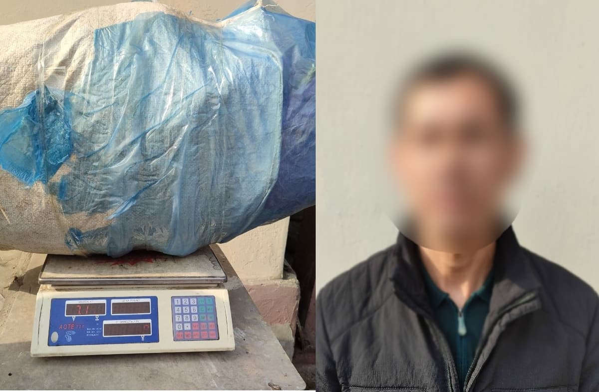 Farg‘onada omborxonasida 7,1 kg nasha saqlab kelgan shaxs aniqlandi