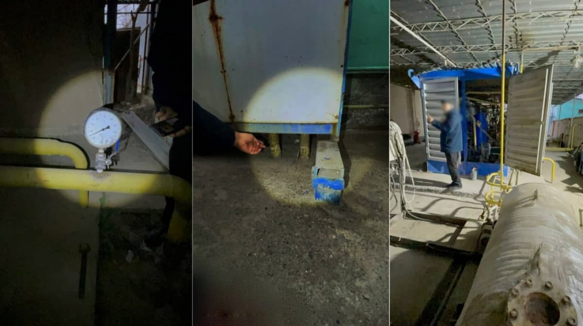 CNG filling station steals natural gas worth 62.5 billion soums in Syrdarya