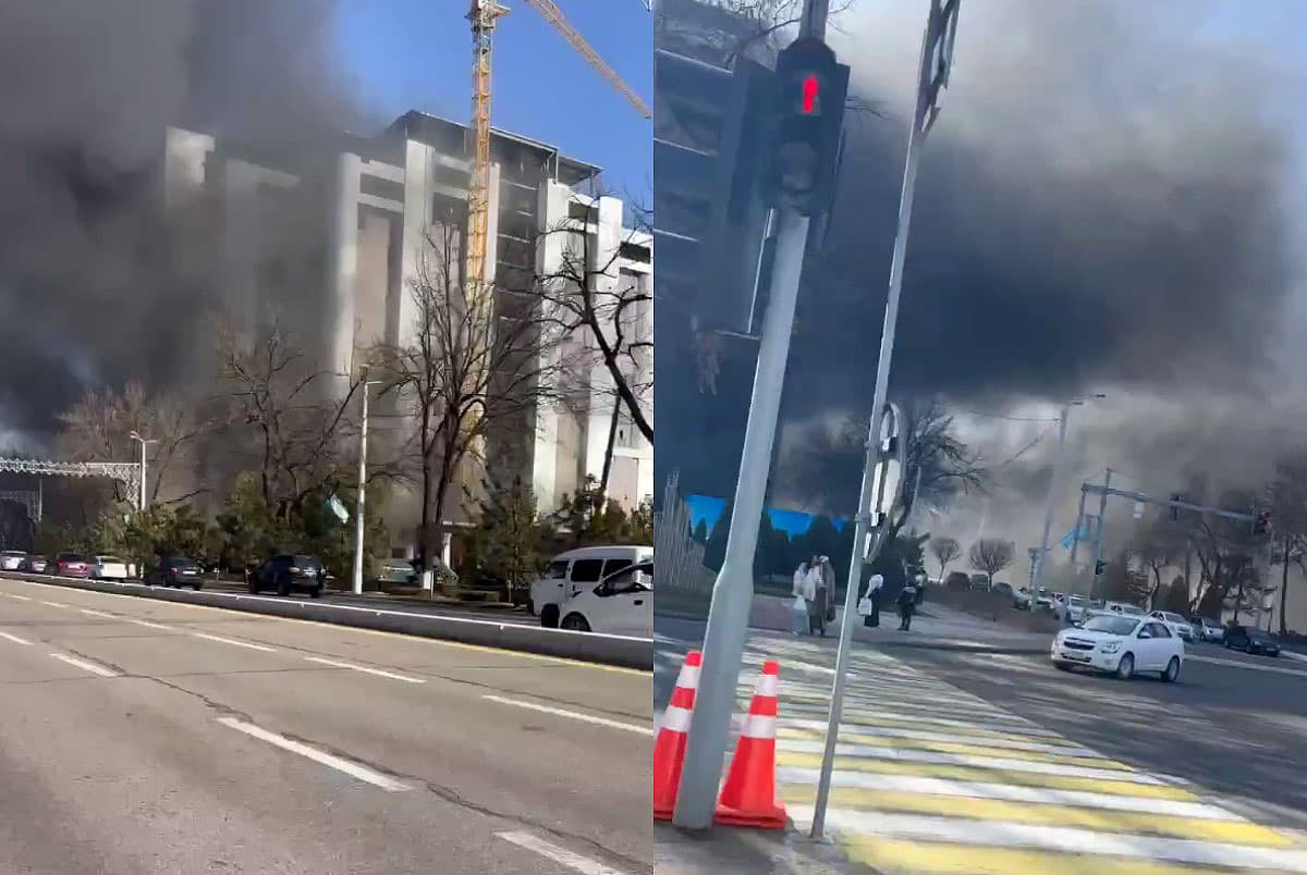 Sobiq «Poytaxt» biznes markazida yong‘in ro‘y berdi