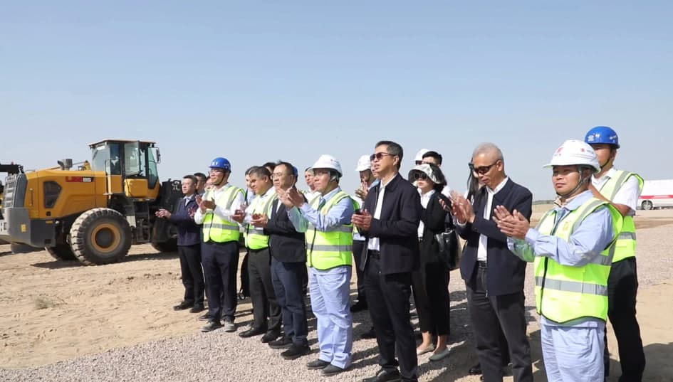 Chinese company begins construction of solar power plant in Tashkent region