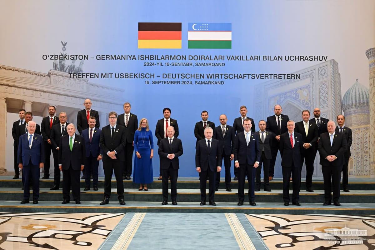 Mirziyoyev and Scholz push for closer industrial partnership between Uzbekistan and German businesses