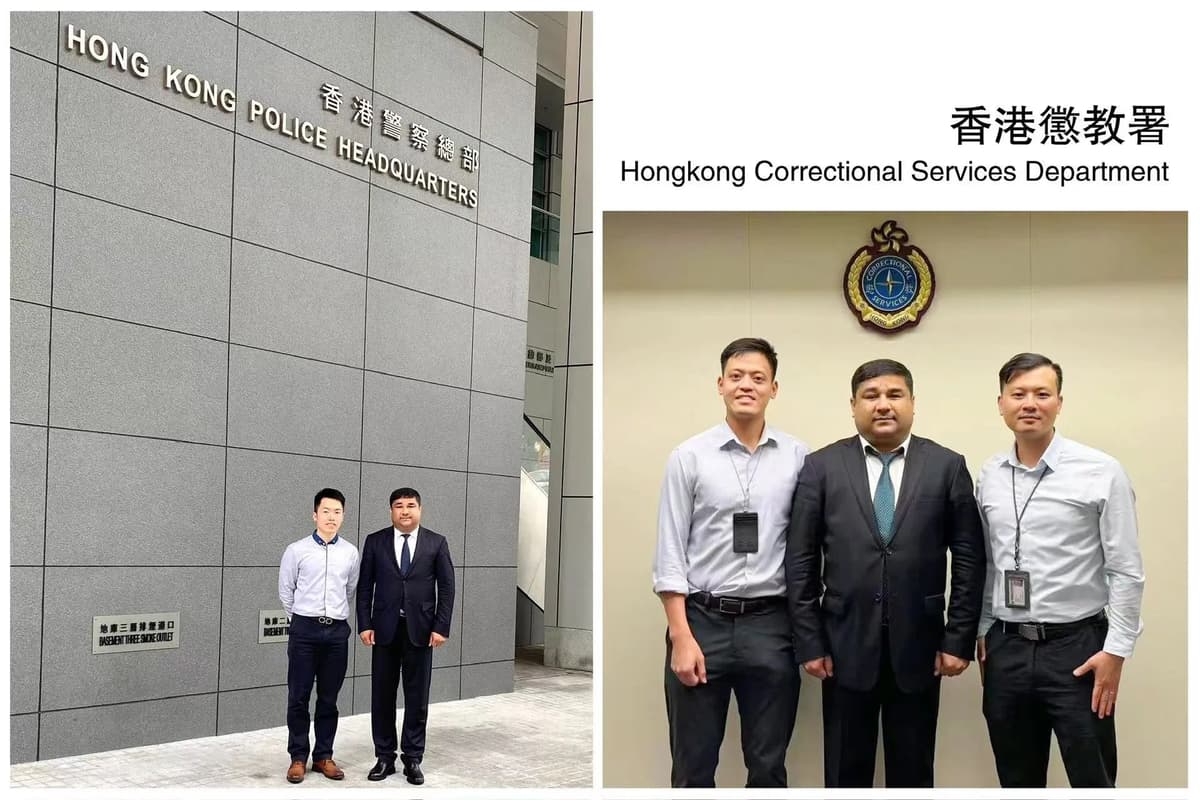 Uzbek diplomats meet with heads of Hong Kong law enforcement agencies