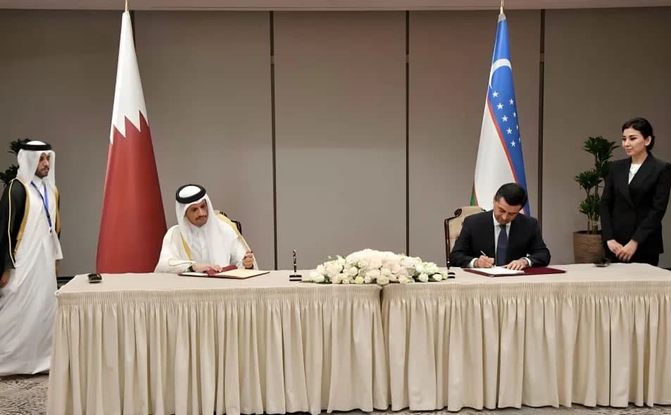 O‘zbekiston va Qatar strategik sheriklik munosabatlarini o‘rnatish to‘g‘risida bitim imzoladi