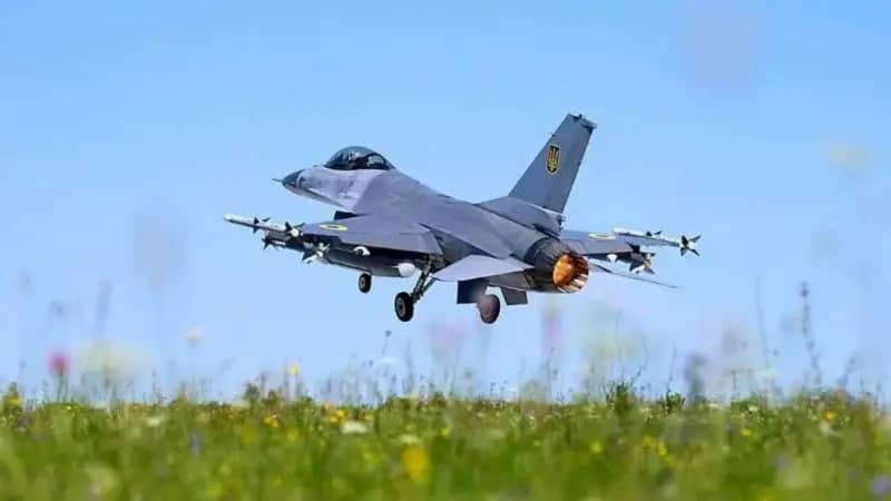 Ukrainaga yetkazib berilgan F-16 samolyotlaridan birinchisi quladi